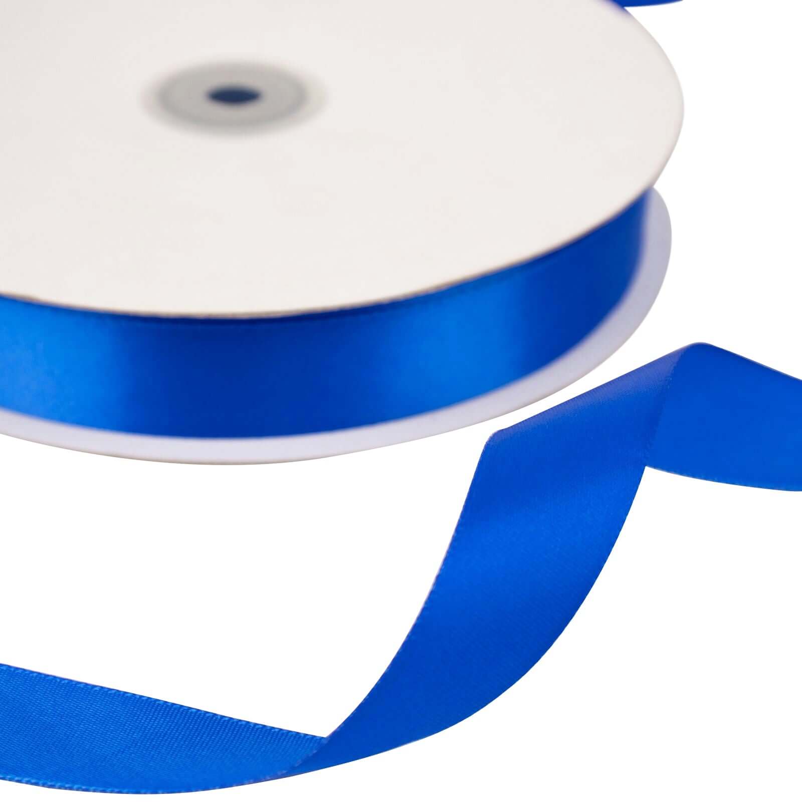 100 Yards 7/8" Royal Blue Single Face Decorative Satin Ribbon