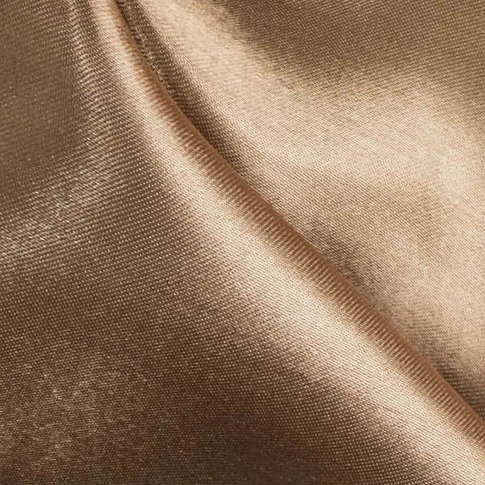 5 Pack Satin 20"x20" Napkins Taupe - Luxurious Shine & Smooth Dinner Napkins