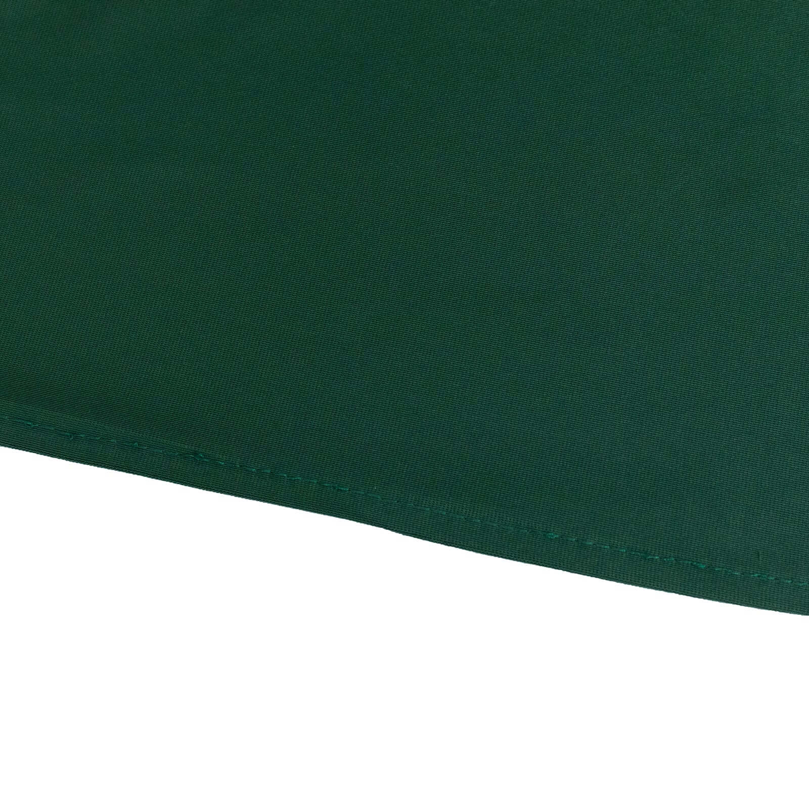 Scuba Rectangular 90"x156" Tablecloth Hunter Emerald Green - Wrinkle Free, Stain Resistant & Seamless Table Cover