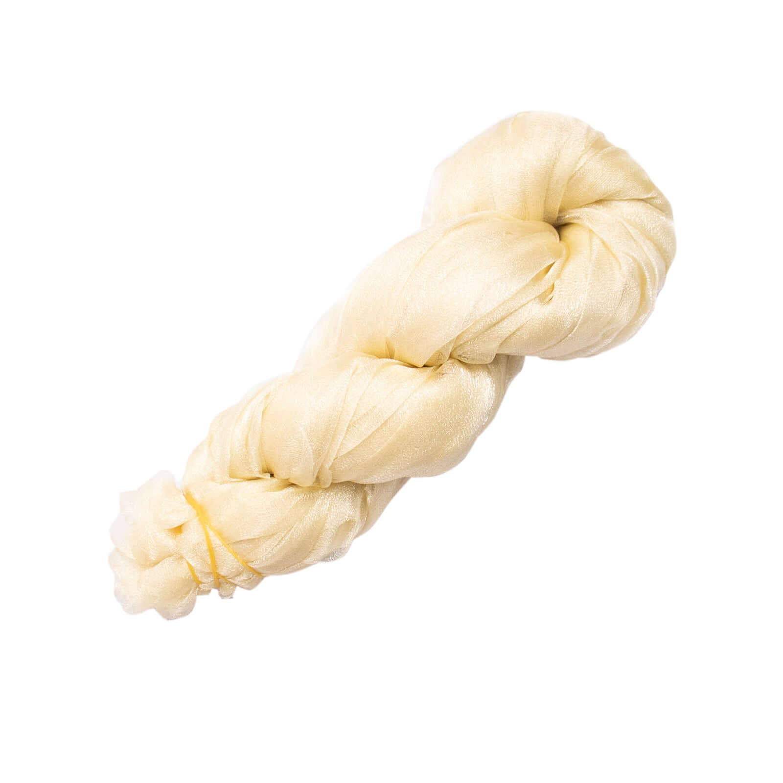 5 Pack Crinkled Organza 21"x21" Napkins Champagne - Rustic Style Dinner & Party Napkins