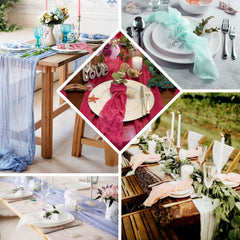 5 Pack Gauze Cheesecloth 24"x19" Napkins Dusty Sage Green Reusable Dinner Napkins