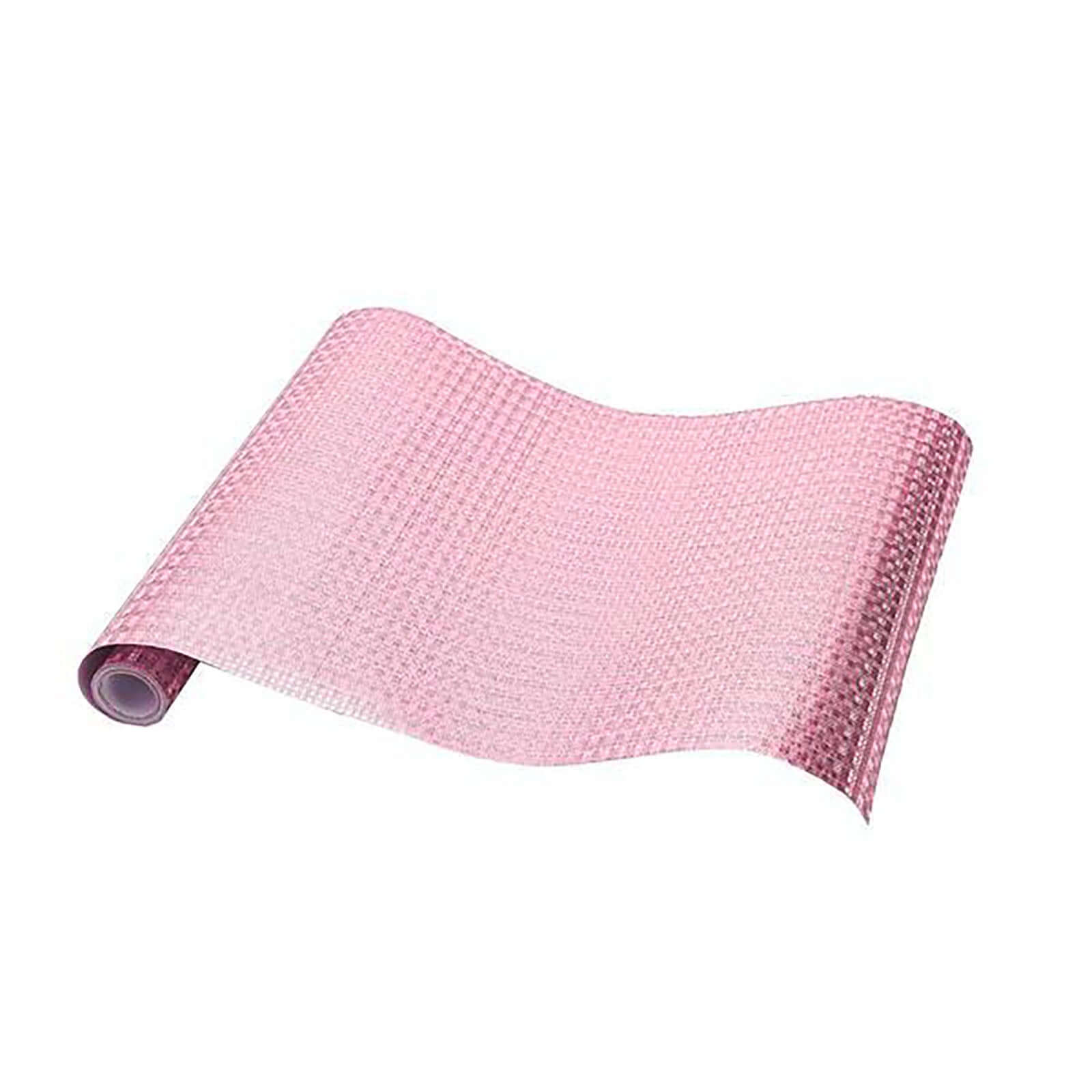 Glitter Paper 9ft Table Runner Roll Rose Gold Disposable Circle Pattern - Stylish Party Decor