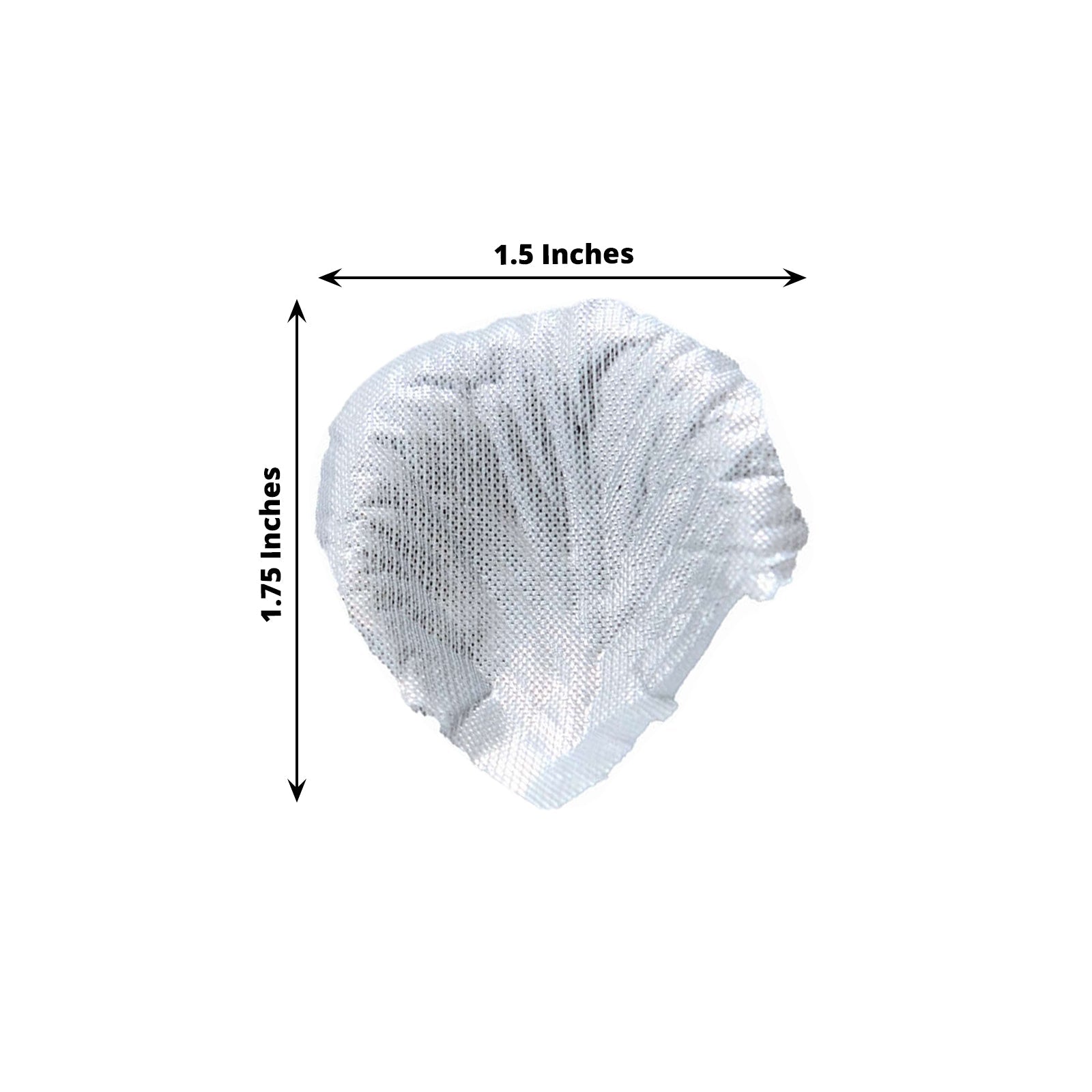 500-Pack Rose Petals Round Design Silver Silk Confetti - Decorative Scatters for Tables and Floors