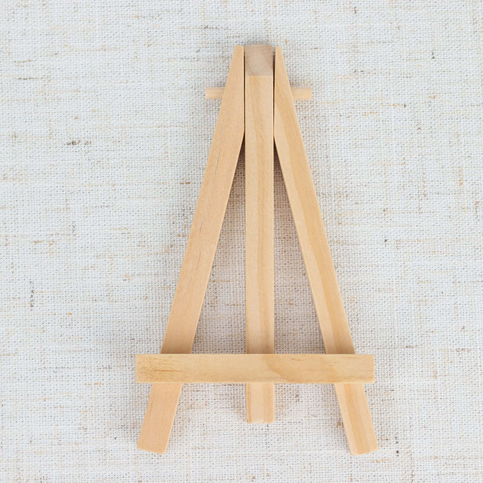 10-Pack Wooden Display Easel Stands DIY Mini Design Natural - Rustic Place Card Table Number Holders 5"