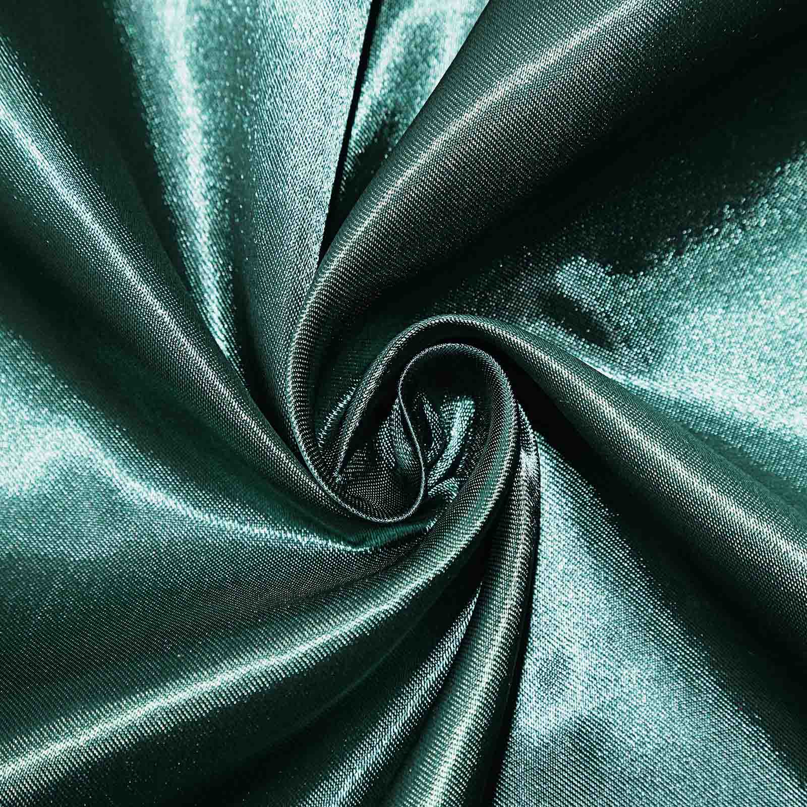 Satin 12"x108" Table Runner Hunter Emerald Green - Stylish Table Linen