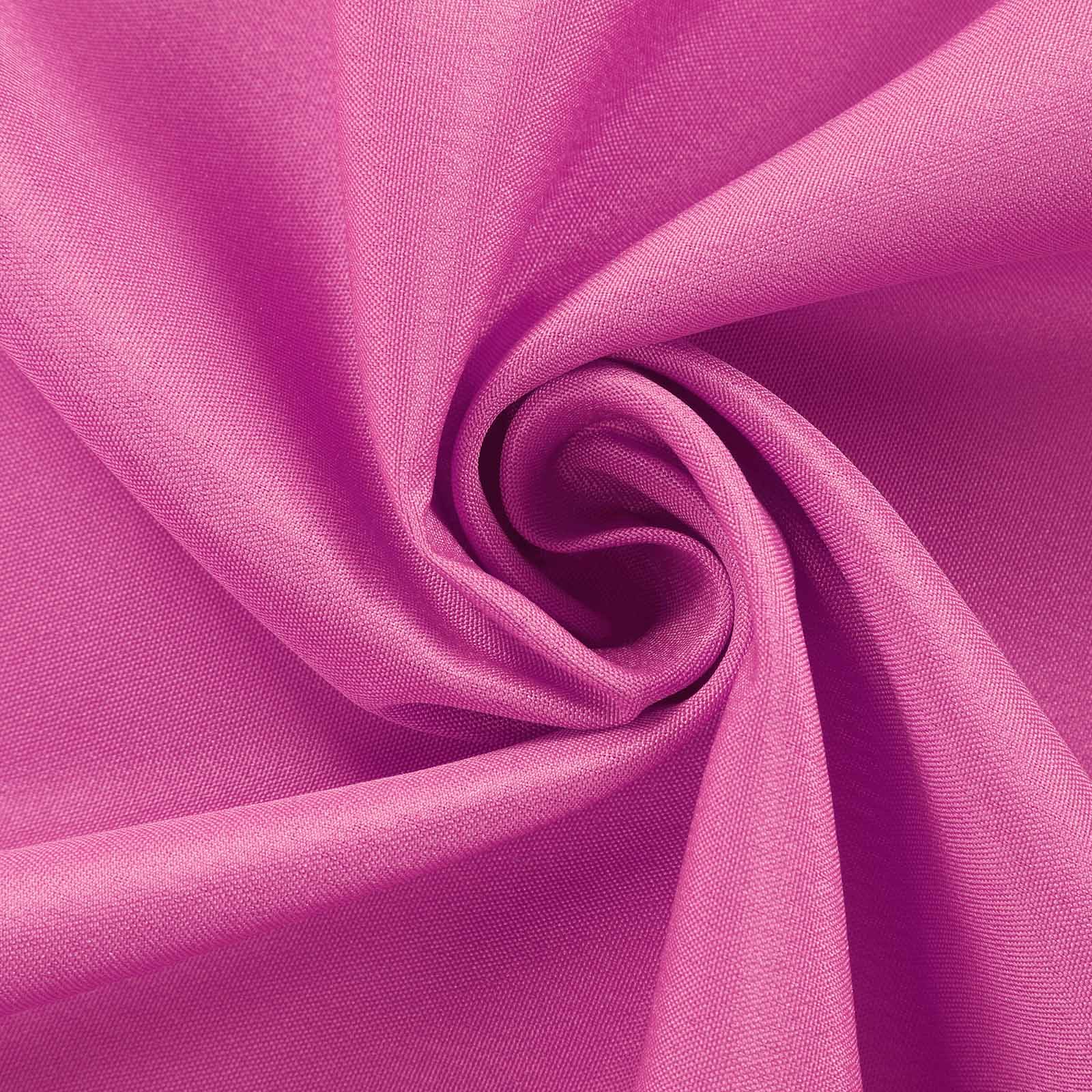 Polyester 72"x120" Rectangle Tablecloth Fuchsia - Durable and Stylish Table Cover
