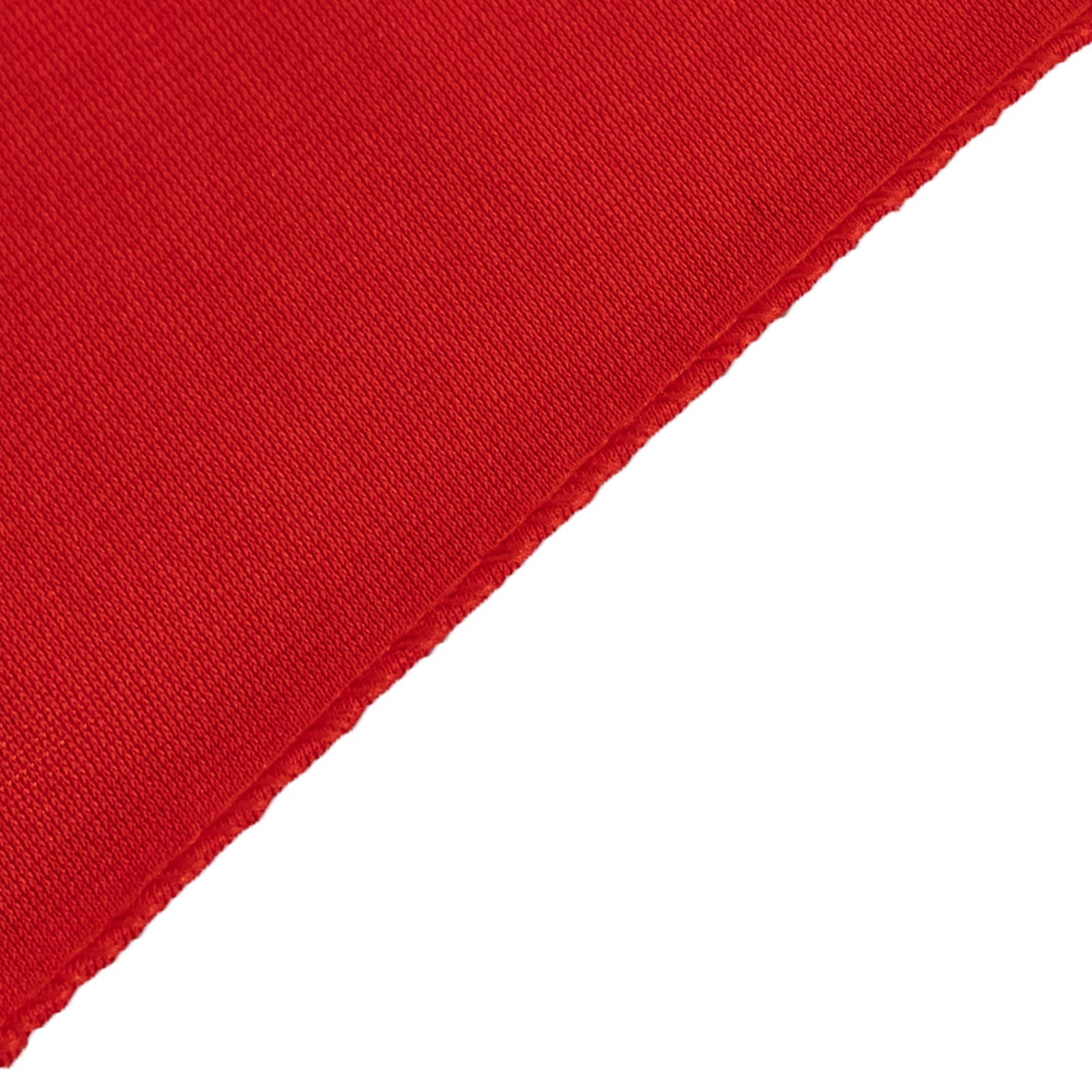 Scuba Polyester 36"x72" Wide Table Runner Red - Wrinkle-Free Trade Show Table Linen