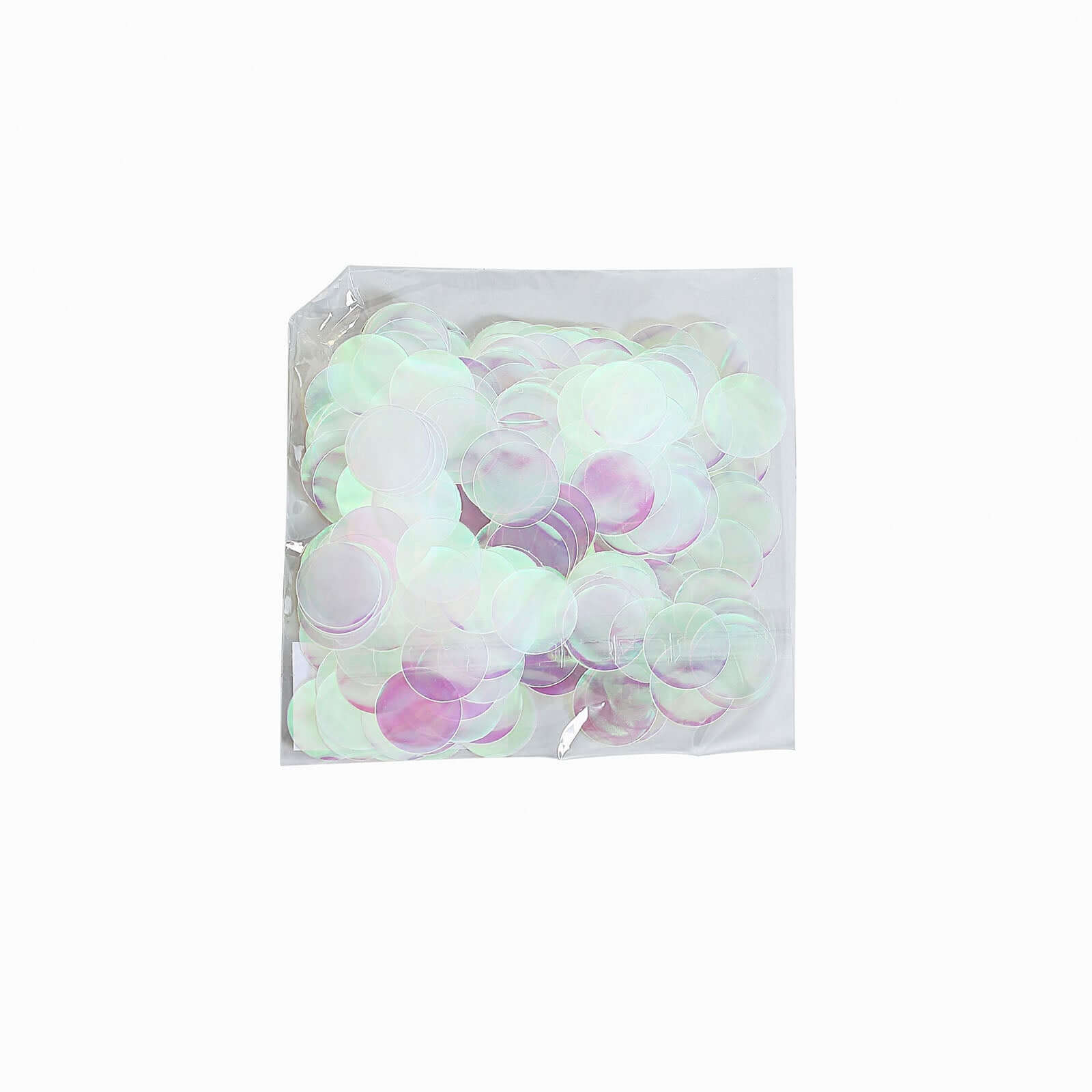 Metallic Round Party Confetti 18G Bag Iridescent Foil, Balloon Table Confetti Glitter Dots for Festive Weddings Baby Bridal Showers & Events