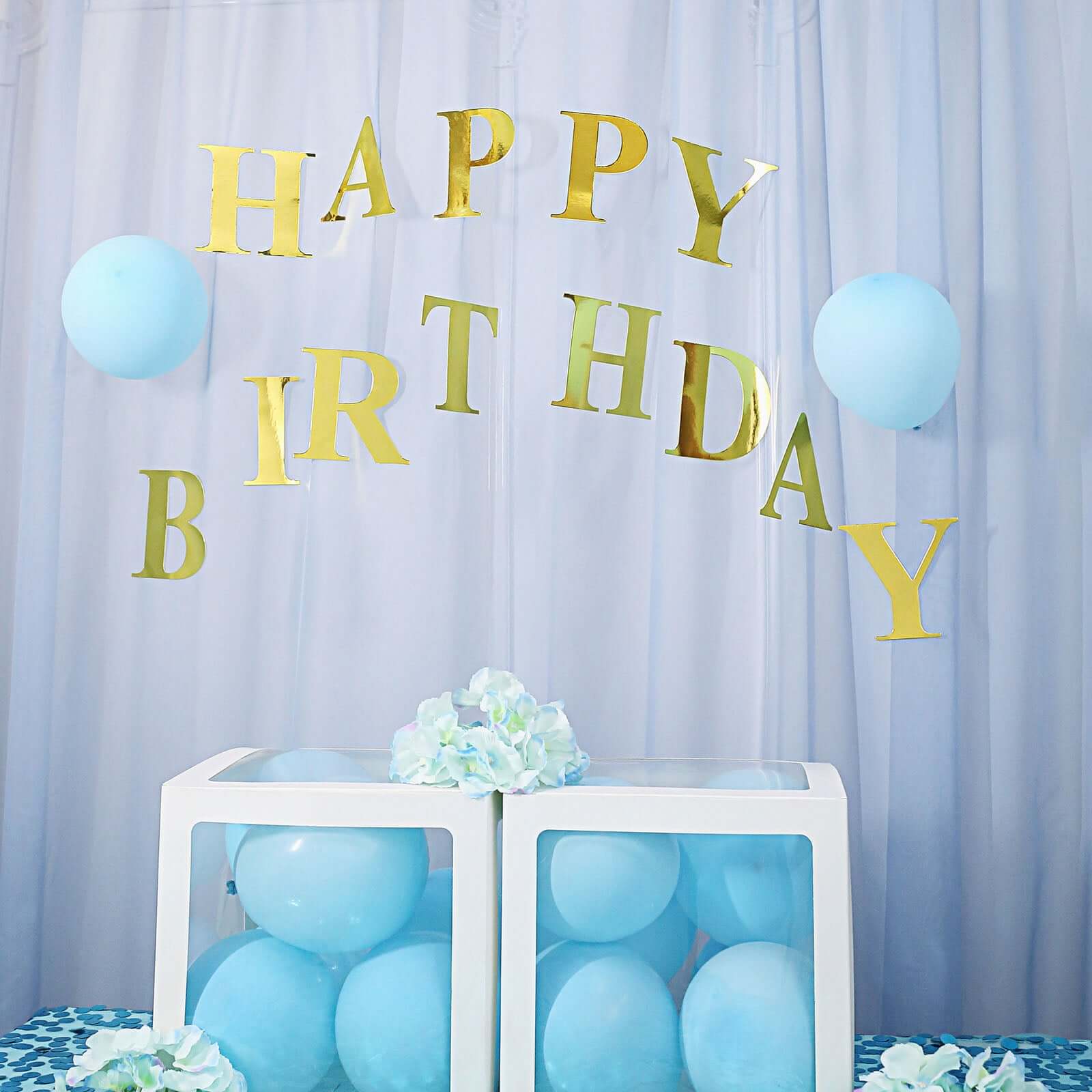 4-Pack Stickers Banner Custom Alphabet "X" Design Gold - Text Stick-On Decorative Letters 5"