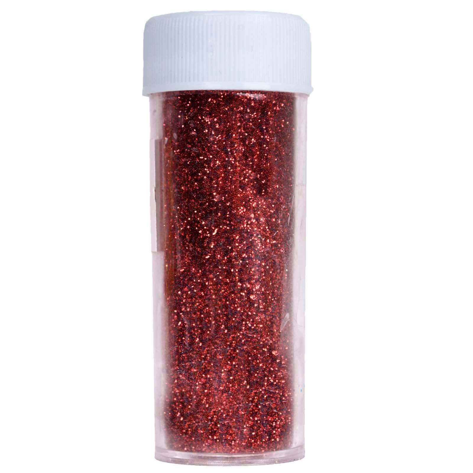 Extra Fine Glitter Powder Metallic Burgundy - Nontoxic Glitter Dust with Shaker Lid for Fun DIY Projects Kids' Crafts Resin Art & Festival Decor 23g