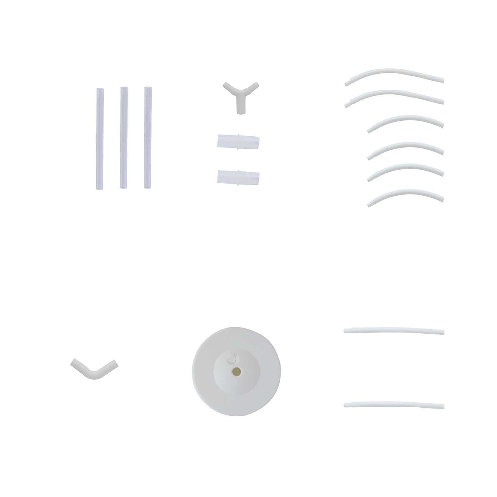 2 Pack White Heart Shaped Plastic Balloon Holder Column, 5ft Balloon Arch Stand Kit with Round Water Fillable Base