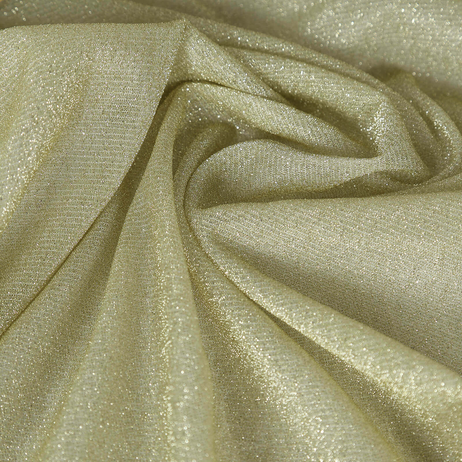 Glitter Gauze 27"x120" Table Runner Champagne - Sparkling Reusable Sheer Table Linen