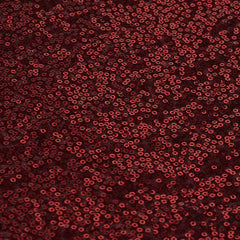 Sequin 12"x108" Table Runner Burgundy - Glittering Design