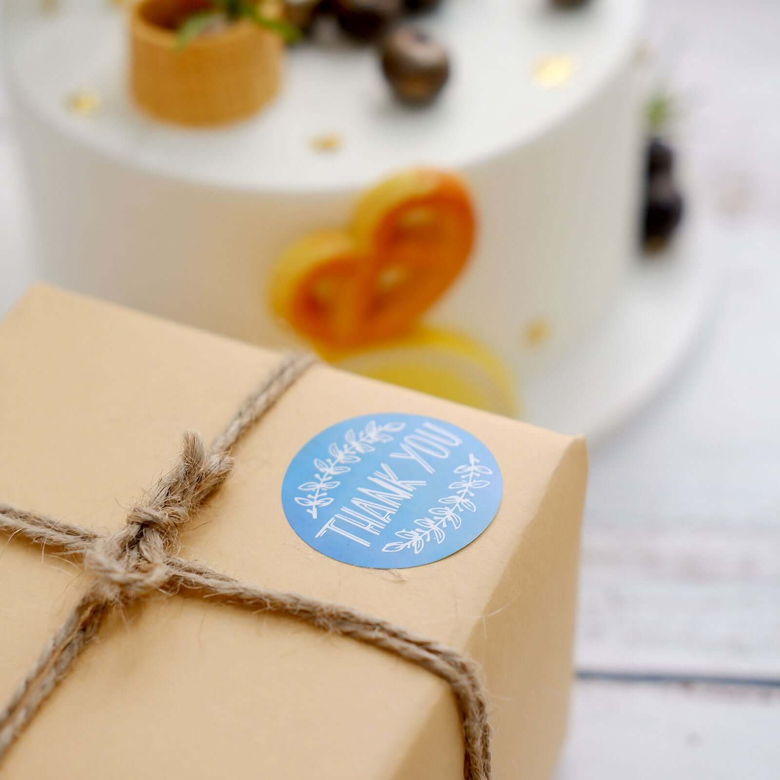 1000Pcs 1.5" Thank You Assorted Styles Sticker Rolls, Labels and Seals For DIY Envelope - Round