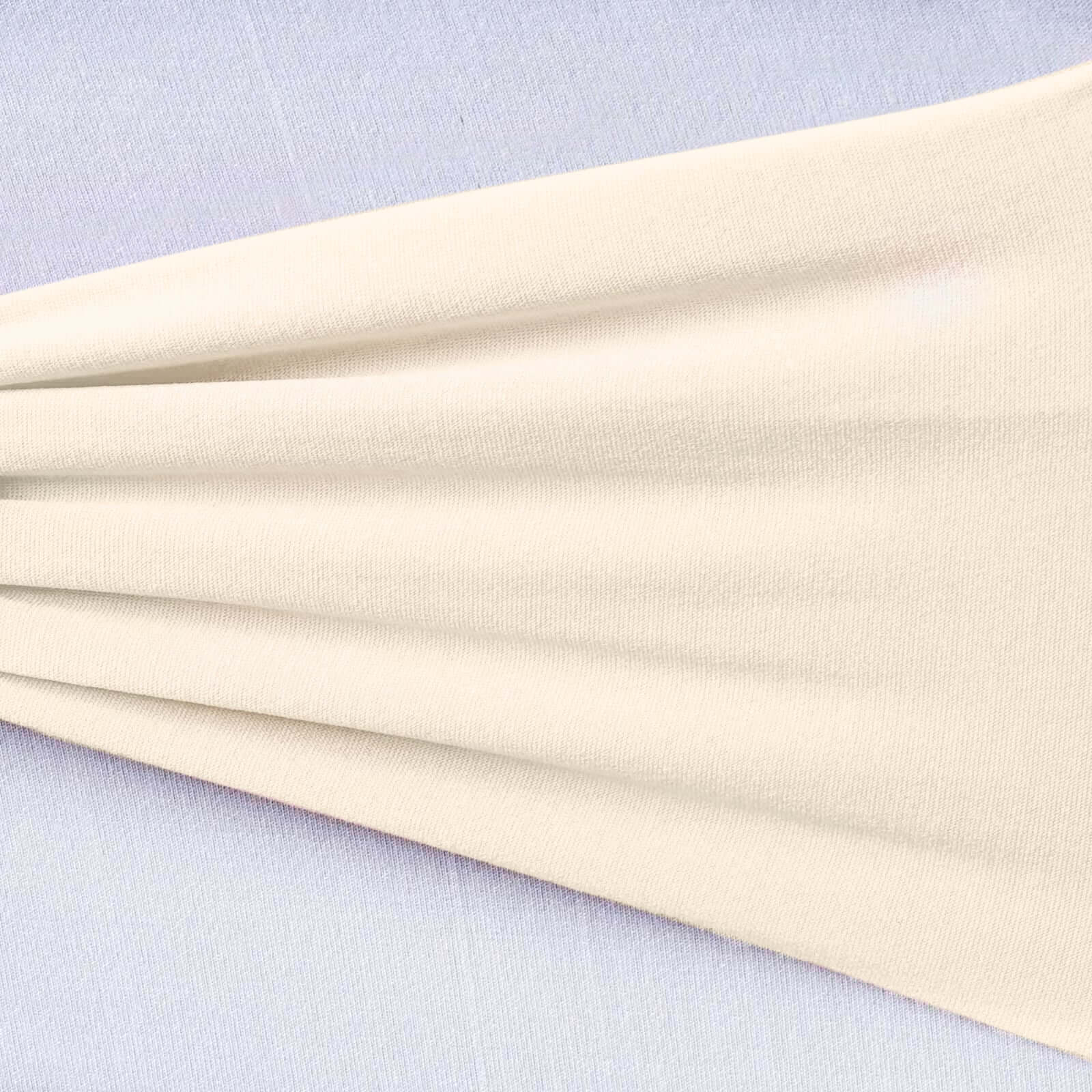 5 Pack Stretch Spandex Chair Sashes Beige - Fitted Finish Two Ply Heavy Duty Chair Bands 5"x12"