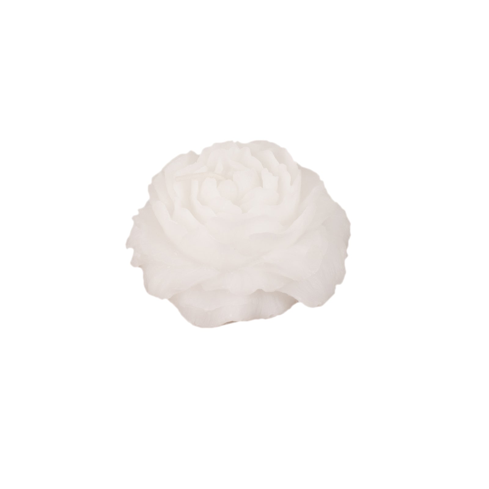 5-Pack Scented Candles Floating Peony Flower Design White Wax - Decorative Party Favors with Individual Gift Boxes & Ribbons 3"