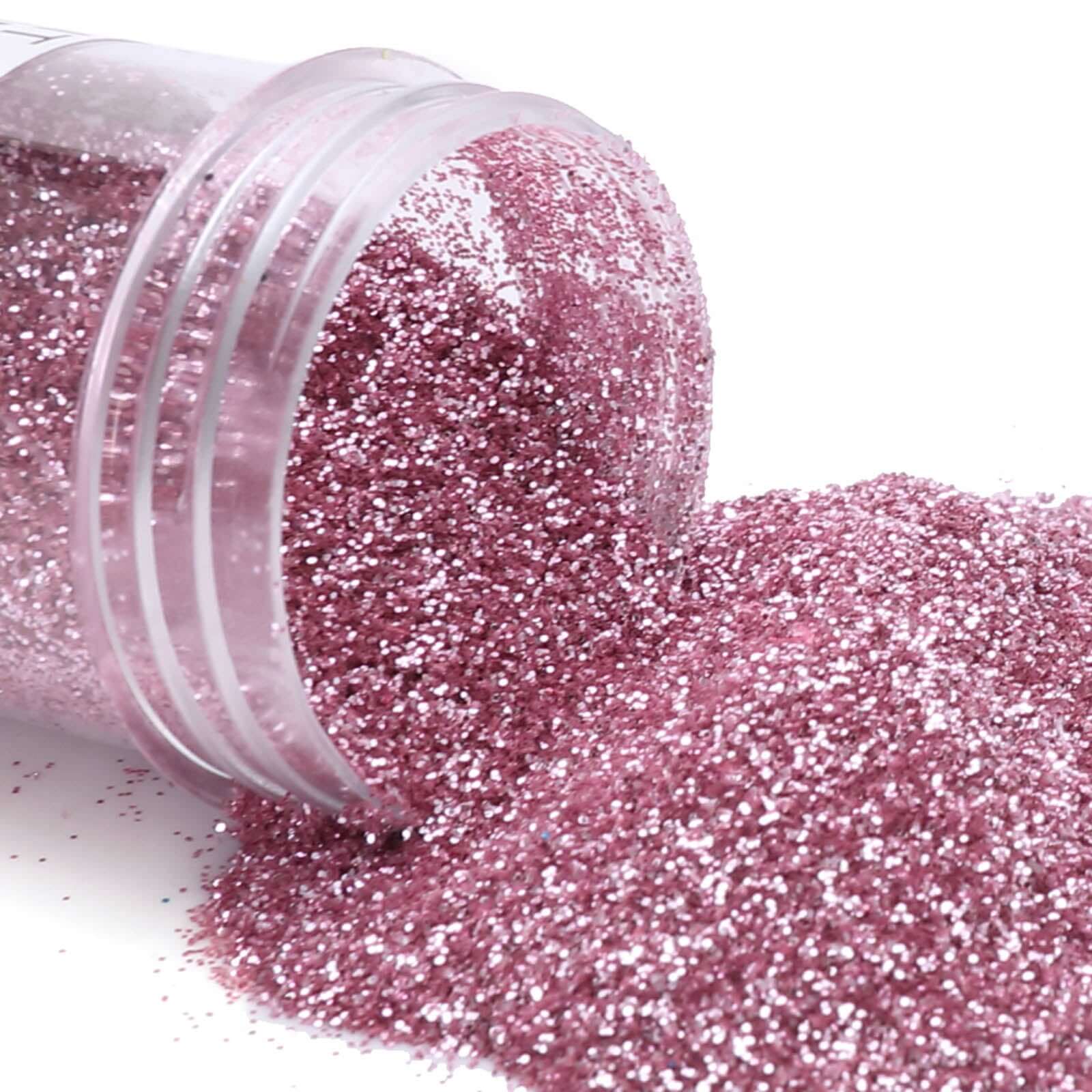 Extra Fine Glitter Powder Metallic Pink - Nontoxic Gliiter Dust with Shaker Lid for Fun DIY Projects Kids' Crafts Resin Art & Festival Decor 23g