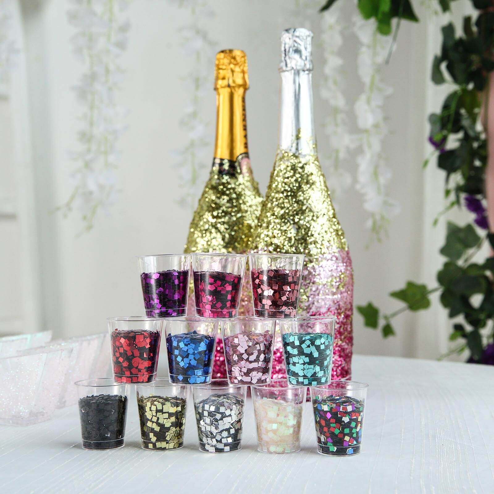 Chunky Glitter Metallic Hot Pink - Nontoxic Confetti Glitter for Fun DIY Projects Kids' Crafts Resin Art & Festival Decor 50g Bag