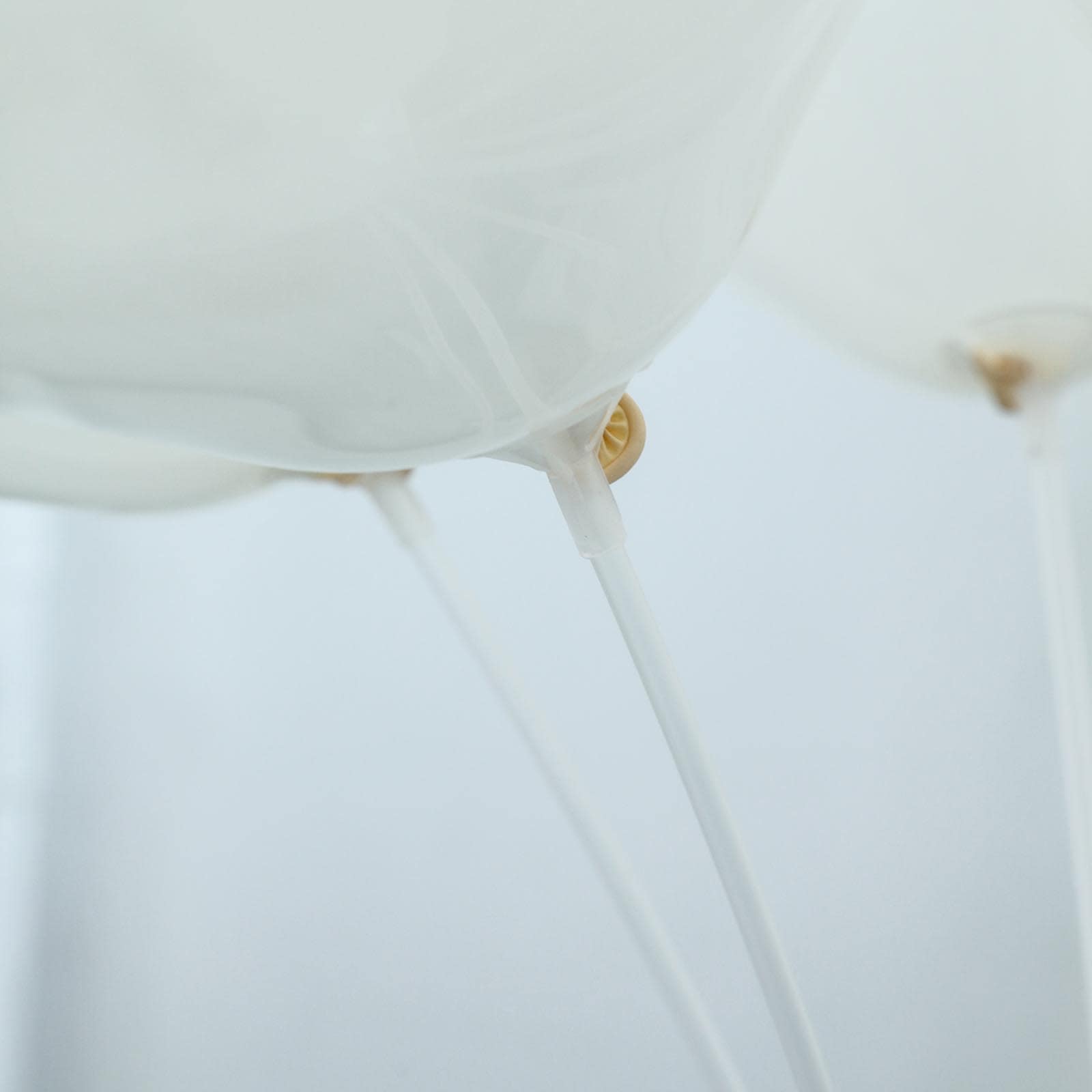 2 Pack Clear Balloon Centerpieces Holder, 30" Table Top Balloon Stand Stick Kit